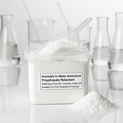 Insoluble In Water Ammonium Polyphosphate Flame Retardant with Whiteness >92 and Viscosity <20 for Fireproofing Applications